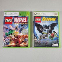 LEGO Marvel Superheroes | Lego Batman and Pure Xbox 360 Video Game Lot - £7.77 GBP