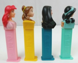 Vtg Lot of 4 Disney Princess Pez Dispensers Belle, Ariel, Jasmine, &amp; Poc... - £9.90 GBP