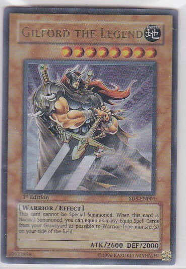 JP) Yugioh - Konami - Yu-Gi-Uh! - Gilford the Legend - SD5-EN001 - Tradi... - $1.97