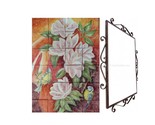Mexican Talavera Mural - Colibris2 - - $180.00