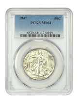 1947 50C PCGS MS64 - $127.31