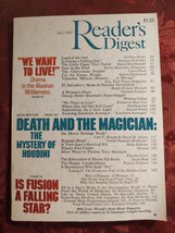 Readers Digest July 1981 Harry Houdini Ed Koch Irwin Ross George Brett - £5.50 GBP