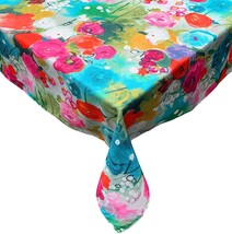 Kovot Tablecloth Floral 60&quot; x 84&quot; Table Cover for Indoor or Outdoor Summ... - £23.50 GBP