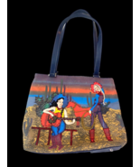 Prezzo Purse Handbag Cowgirl Beaded Western Wear Urban Country Music Guitar - $81.63 CAD