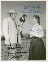 James Arness & Amanda Blake Signed Photo 8X10 Rp Autographed Jim Gunsmoke Cast - $19.99