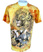 The Mountain T Shirt Unisex Antonia Neshev African Animal Kingdom 21" Pit To Pit - $24.74