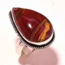 Red Jasper Handmade Gemstone Valentine&#39;s Day Gift Ring Jewelry 8&quot; SA 2456 - £3.18 GBP