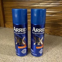 2 Arrid XX Extra Extra Dry Aerosol Antiperspirant Deodorant, Regular 4 Oz. - £22.41 GBP