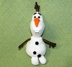 6&quot; Ty B EAN Ie Babies Frozen Olaf Snowman Plush Stuffed Disney Character Toy - £7.06 GBP
