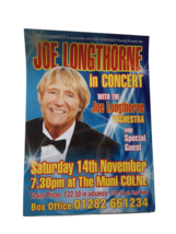 Joe Longthorne Show Tour Flyer Colne Muni 2000’s - $5.93