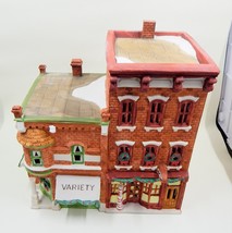 Dept. 56 Heritage Village Christmas In The City Variety Store &amp; Barbershop 5972 - £39.95 GBP