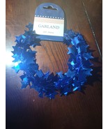 Patriotic Wired Garland  25 Ft Blue Stars-Brand New-SHIPS N 24 HOURS - €14,39 EUR