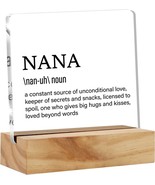 Grandma Gift Nana Gifts for Mother&#39;s Day Birthday Nana Definition Desk D... - £26.93 GBP