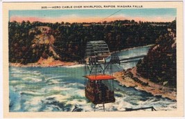 Postcard Aero Cable Over Whirlpool Rapids Niagara Falls Ontario - £3.09 GBP
