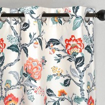 Driftaway Ada Floral Botanical Print Flower Leaf Lined Thermal Insulated Room - £39.05 GBP