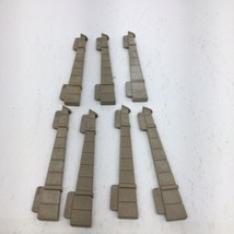 7 PLAYMOBIL Castle Wall Connectors Replacement Parts 3666 #3007609 - $18.61