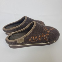 Keen Trillium Brown Felted Wool Mule Clog Comfort Slippers 1007960 Women... - £23.73 GBP