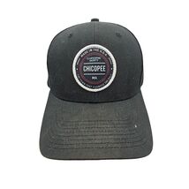 Callaway Chicopee MA Chrome Soft Snapback Hat Cap Black Logo Faded Brim - $10.66