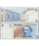 Argentina 2 Pesos. ND (2012) UNC. Banknote Cat# P.352 - £0.91 GBP