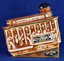 1968 Ezra Brooks Powell &amp; Hyde Trolly Car Decanter Brown Tint (Empty) - £23.94 GBP