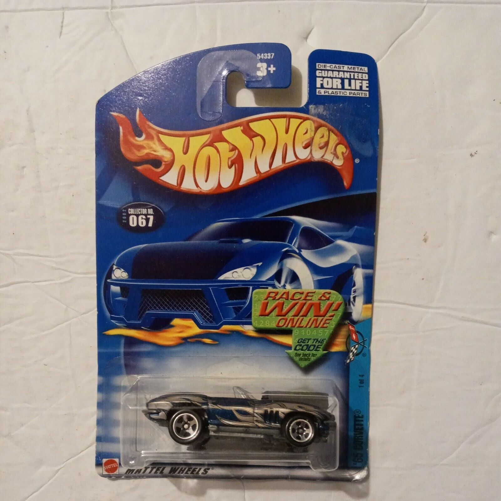 Primary image for Hot Wheels '65 Corvette #067 Blue