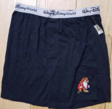 Disney World Grumpy Men&#39;s Boxer Shorts Licensed Black Bottoms Small New ... - £14.64 GBP