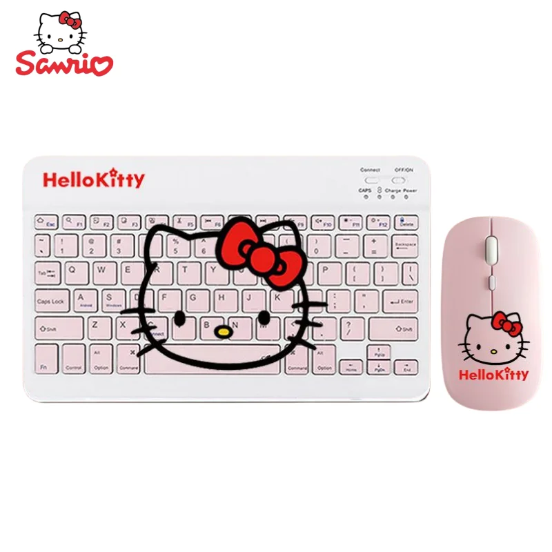 Hello Kitty Cinnamoroll Sanrio Anime Cartoon Cute Bluetooth Mouse Creative - £17.18 GBP
