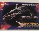 Star Trek Deep Space Nine 1993 Trading Card #75 Miradorn Ship - $1.97
