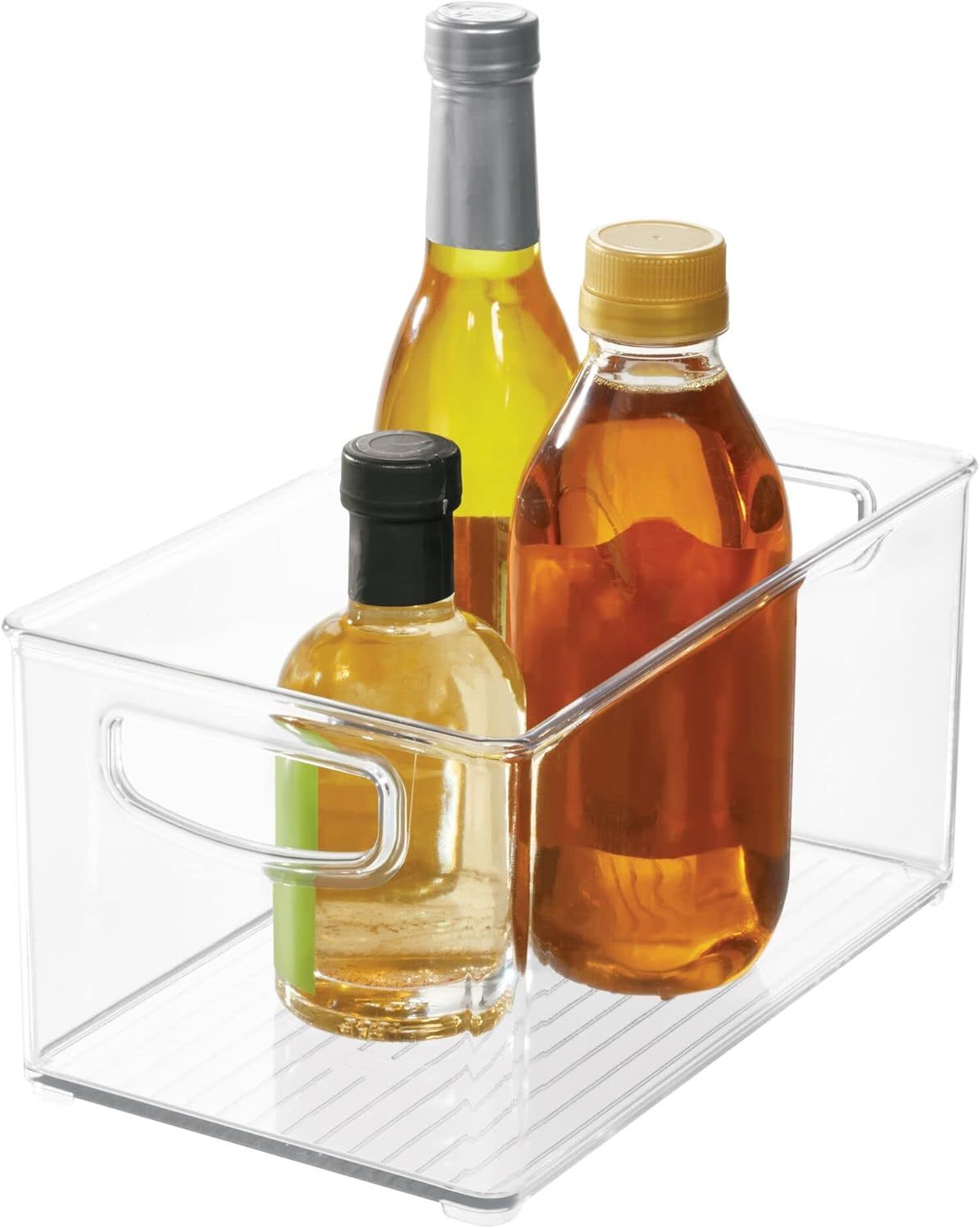 Idesign Plastic Fridge And Freezer Organizer Bin With Integrated Handles... - $40.99