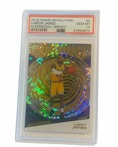 Lebron James insert sp 2018 Revolution Supernova IMPACT PSA 10 graded #5 Laker - £114.57 GBP