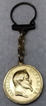 Napoleon III Commemorative Coin Keychain Empire Français French Metal Vi... - $12.30