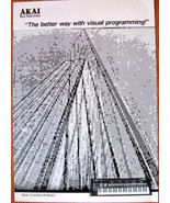 Akai Brochure for the AX80 Polyphonic Midi 8-Voice Synthesizer, Original... - $20.81 CAD