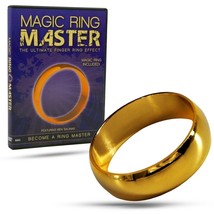 Magic Ring Master Magic DVD - Special Ring Included! - Ring Through Finger! - £11.65 GBP