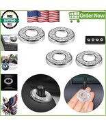 4-Piece Bling Car Door Lock Covers - High-Quality Rhinestone Accessories... - $490.86 MXN