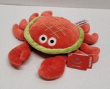 Aurora World Red &amp; Green Crab Plush Sea Ocean Creature Toy - New! 04089 - £16.34 GBP