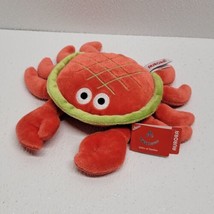 Aurora World Red &amp; Green Crab Plush Sea Ocean Creature Toy - New! 04089 - £16.28 GBP