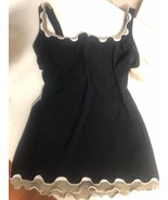 $88 Profile by Gottex Ruffle Underwire Tankini Bikini Swimsuit Top 34D B... - $38.10 CAD