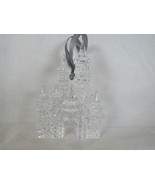 Disneyland Diamond 60th Celebration Castle Ornament Clear Acrylic - $14.49