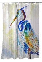 Betsy Drake Watercolor Heron Shower Curtain - £76.98 GBP