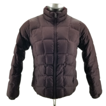 Eddie Bauer EB650 Packable Down Puffer Jacket Womens Purple Size Medium - £26.86 GBP