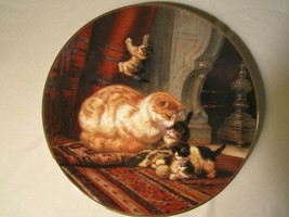 Kittens At Play Collector Plate Henriette Ronner The Victorian Cat Orange Cat - £23.62 GBP