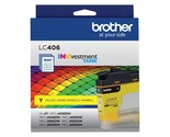 Brother Genuine LC406Y Standard Yield Yellow INKvestment Tank Ink Cartridge - $40.50
