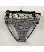 Bleu Rod Beattie Women&#39;s All in The Mix Hipster Bikini Bottom, Black/Gra... - $29.69