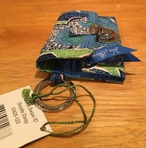 New VERA BRADLEY Quick Swipe ID Case Wallet Key Ring 12425-122 Doodle Da... - $15.83