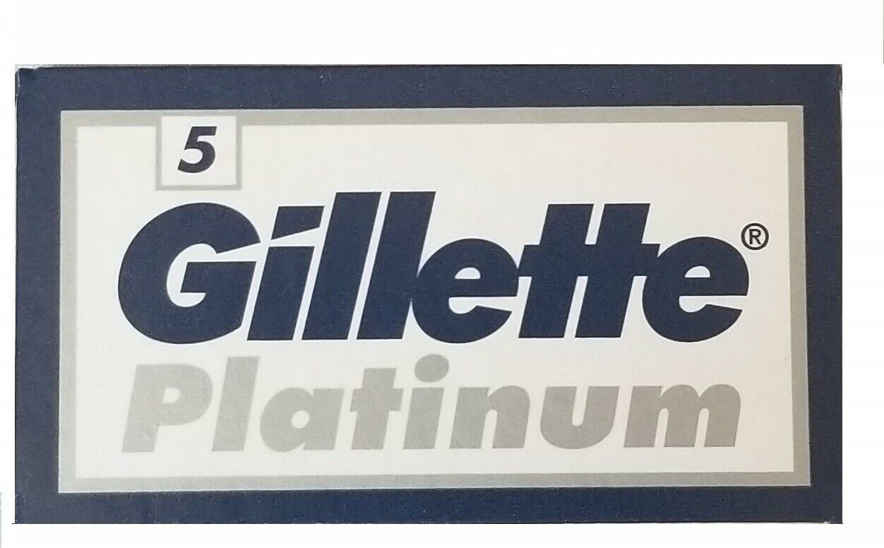 25 Gillette Platinum Double Edge Razor Blades Made in Russia - $8.75