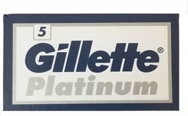 25 Gillette Platinum Double Edge Razor Blades Made in Russia - £6.83 GBP