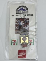 Colorado Rockies Philadelphia Phillies 1993 Inaugural Season Coca-Cola Coors Pin - £4.68 GBP