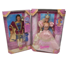 Vintage 1997 Rapunzel + Prince Ken Barbie Doll In Box # 18080 + # 17646 Mattel - £66.49 GBP