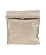 FRANCO PUGI Womens Pop 656 Clutch MADE IN ITALY Gold - £38.49 GBP