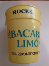 10 Oz Bacardi Limon Rum Cup Plastic NEW! The Revolutionary Spirt - $2.00